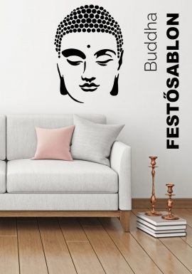 Buddha festősablon, stencil