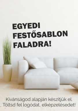 Egyedi festősablon, stencil
