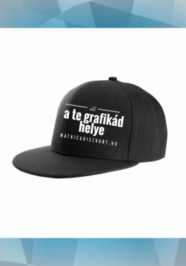 egyedi snapback sapka nyomtatás, feliratozás