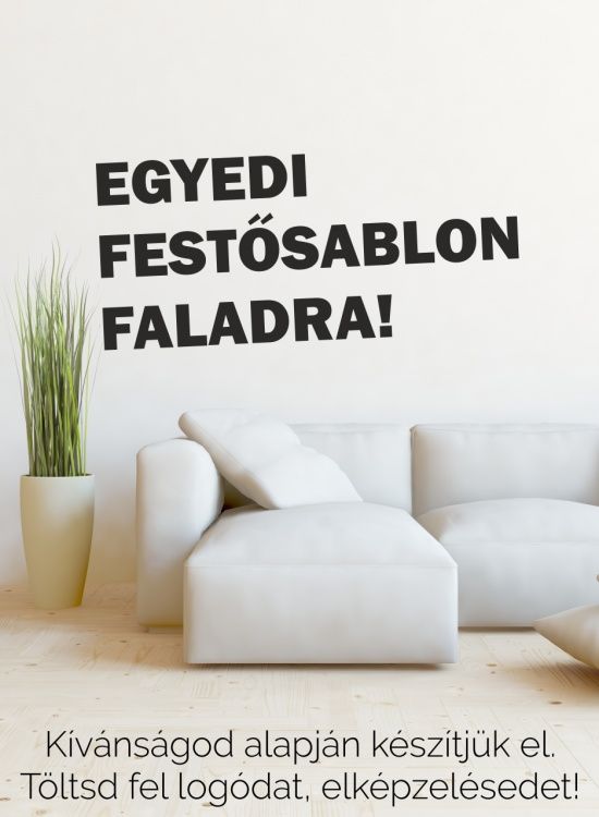 Egyedi festősablon, stencil